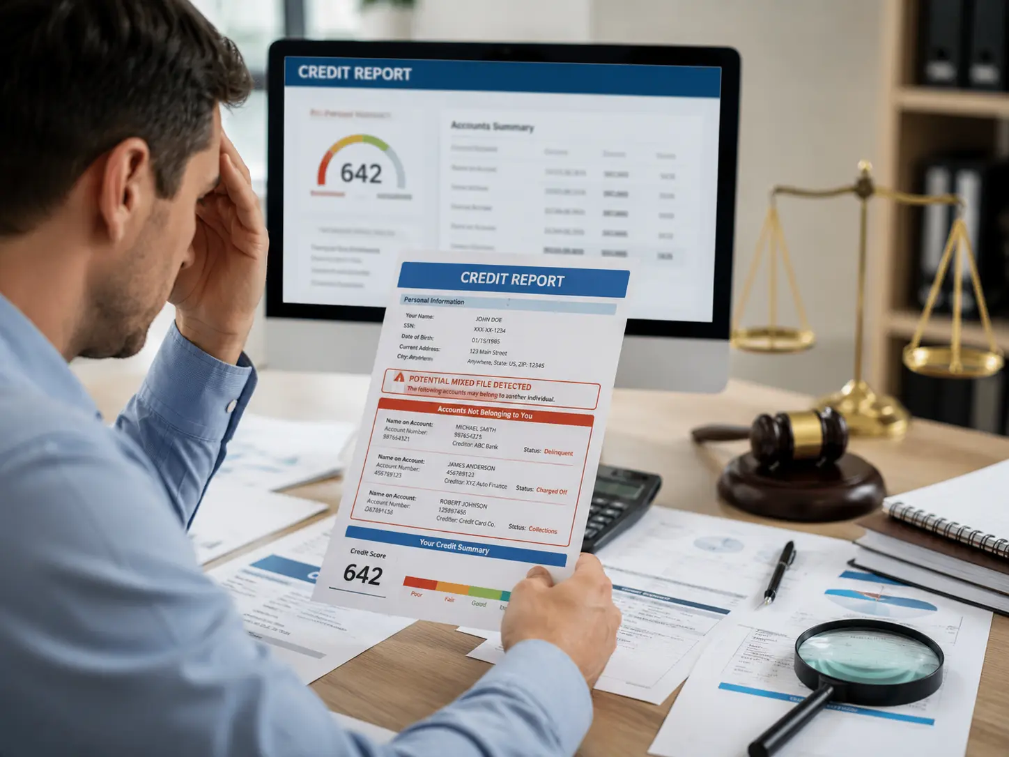 Mixed Credit File